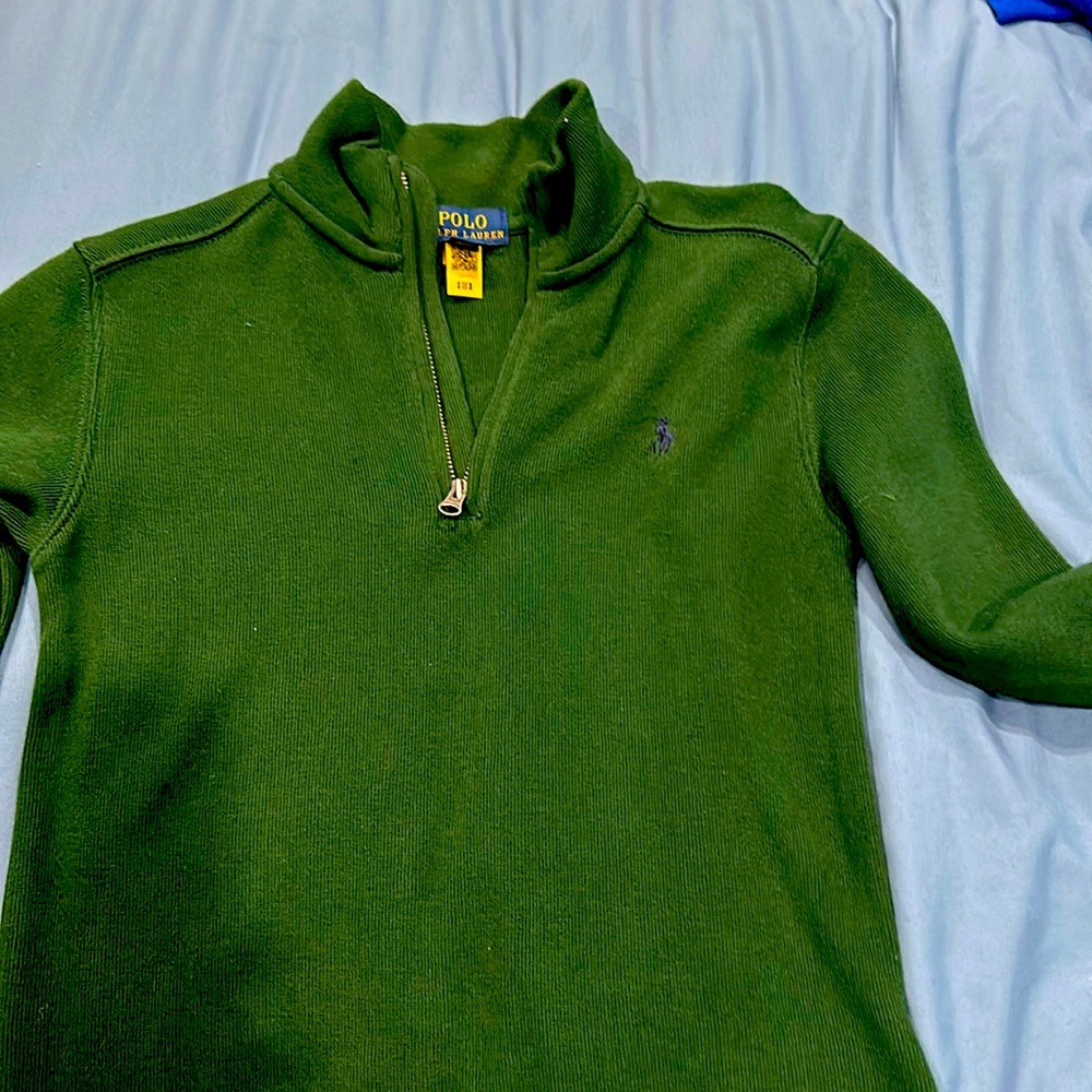 Never worn polo sweater size 7